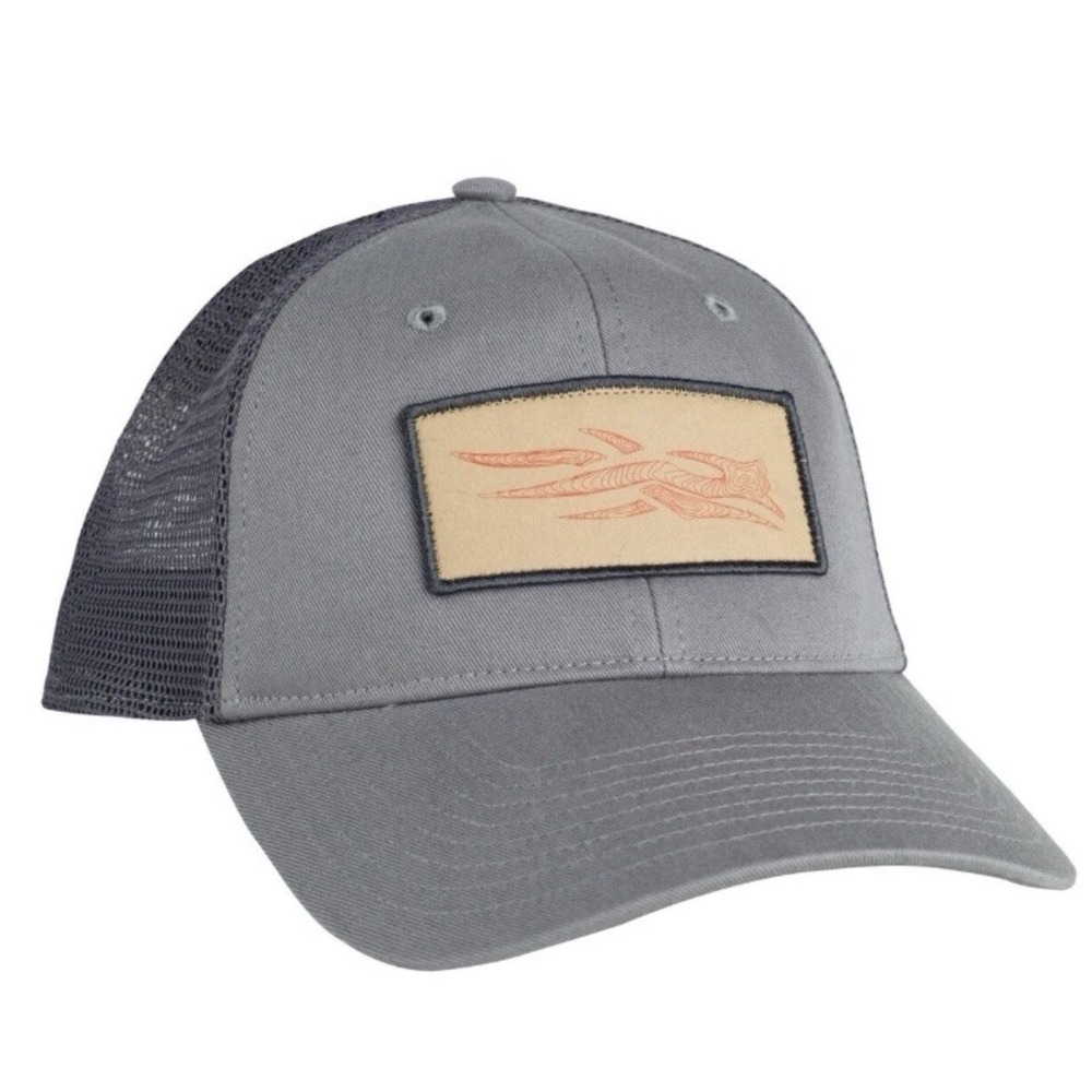 Sitka Gear‎ Topo Logo Patch Trucker Hat Deer Hunting Bowhunter New With Tags